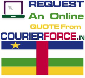courier charges for cen african rep