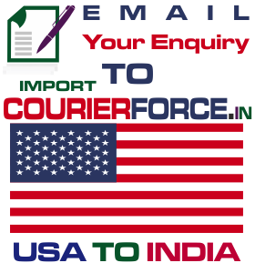 courier charges from us to india