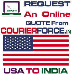 courier from usa to india
